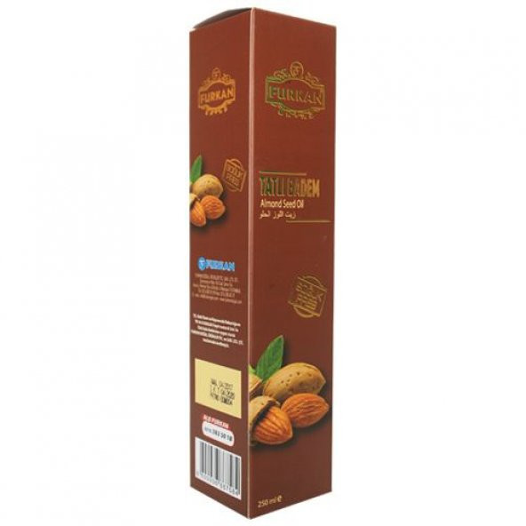 Furkan Soğuk Pres Tatlı Badem Yağı 250 ml Ücretsiz Kargo