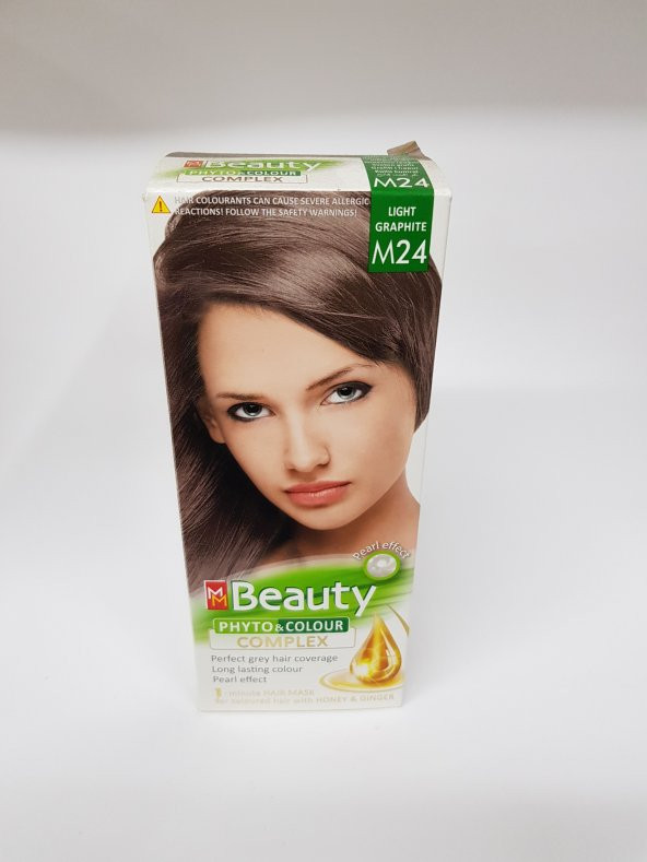 MM Beauty Bitkisel Saç Boyası Küllü Kumral M24 Ücretsiz Kargo