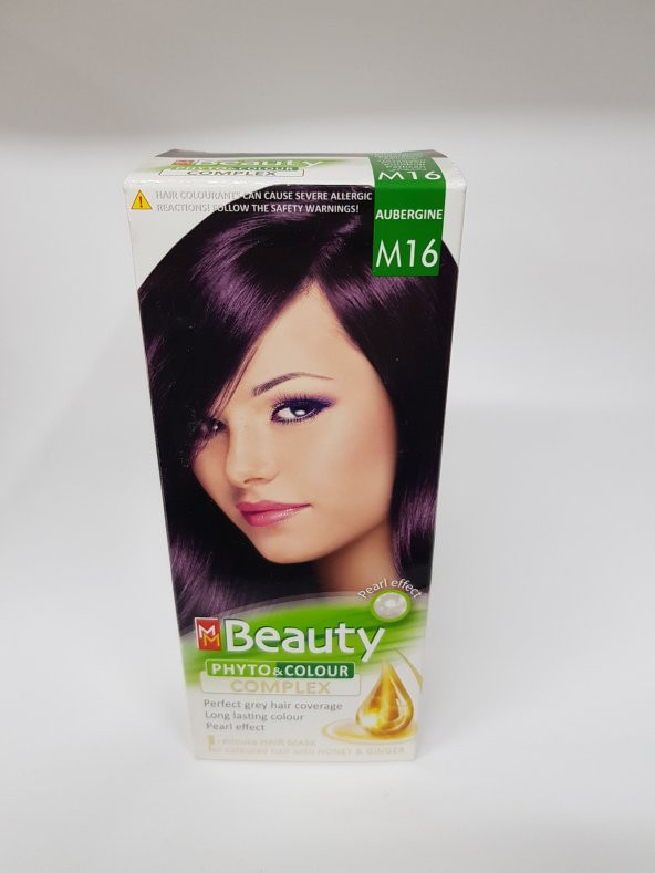 MM Beauty Bitkisel Saç Boyası Patlıcan M16 Ücretsiz Kargo