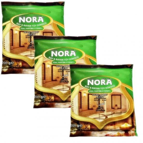 Nora Tüy Dökücü Hamam Otu 3 Paket - Ücretsiz Kargo