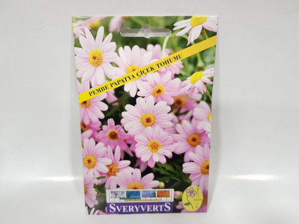 Pembe Papatya Çiçeği Tohumu Paket Ücretsiz Kargo