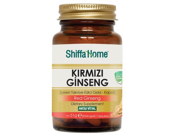 Shiffa Home Kırmızı Ginseng 60 Kapsül Ücretsiz Kargo