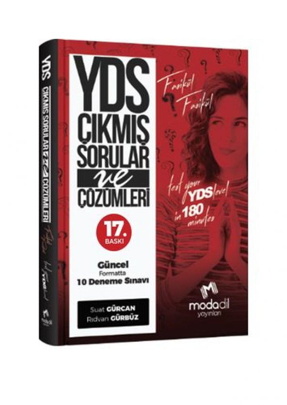 Modadil Yayınları YDS Çıkmış Sorular ve Çözümleri