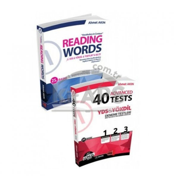 Akın Dil Reading Words And Advanced 40 Test - 1