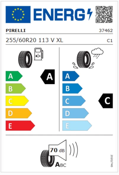 Pirelli 255/60R20 113V XL Scorpion Zero All Season Land Rover (LR) 4x4  4 Mevsim Lastiği (Üretim Yılı:2024) - Resim 2