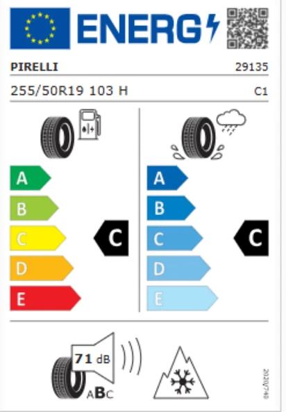 Pirelli Scorpion Winter Mercedes (MO) 255/50R19 103H 4x4 Kış Lastiği (Üretim Yılı: 2023) - 3