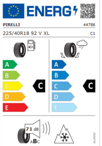 Pirelli Powergy Winter 225/40R18 92V XL M+S 3PMSF Oto Kış Lastiği (Üretim Yılı: 2024) - Resim 5