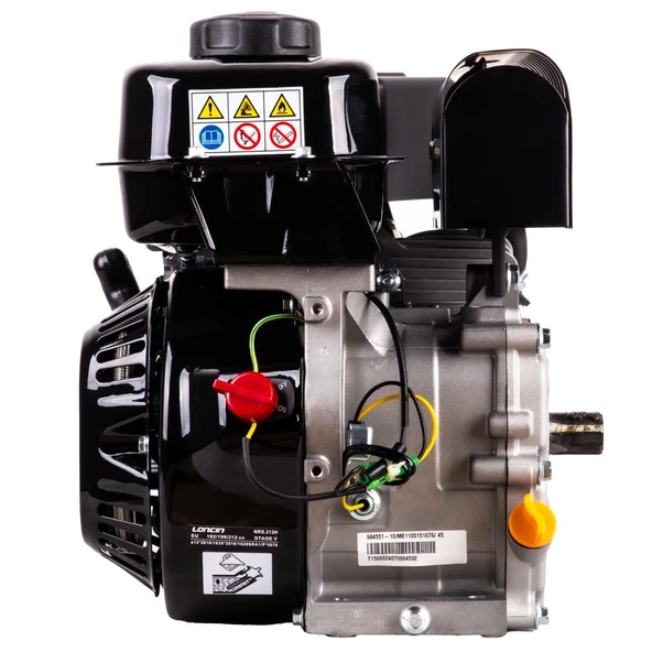 Loncın LC170F-A76 EUR5 Benzinli  Motor  7 HP Çapa Tip Frezeİi  Ø25mm - 5