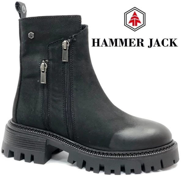 Hammer Jack 102-24675-Z Irene Hakiki Deri Postal Kadın Bot