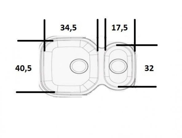 ARTENOVA DEKORLU MERMER ALTI 1,5 GÖZ EVYE 080 MM - 3