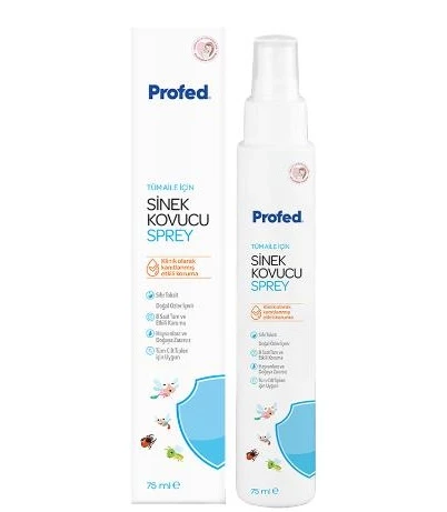 Profed Baby Doğal Sinek Kovucu - Kene ve Bit Türev Sprey 75ML (Anne ve Bebekler için)