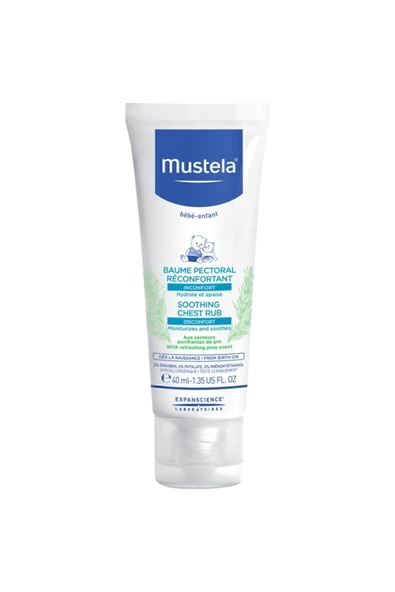 MUSTELA SOOTHİNG COMFORT CHEST RUB RAHATLATICI GÖĞÜS BALSAMI 40 ML