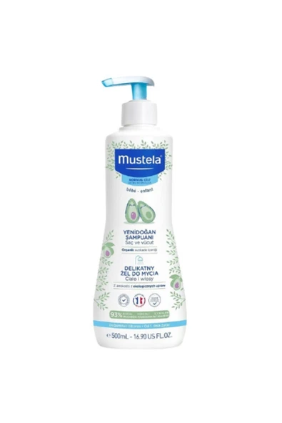 MUSTELA YENİDOĞAN ŞAMP 500ML + 100ML PİŞİK KREMİ + 300ML HYDRA BEBE LOSYON - 4