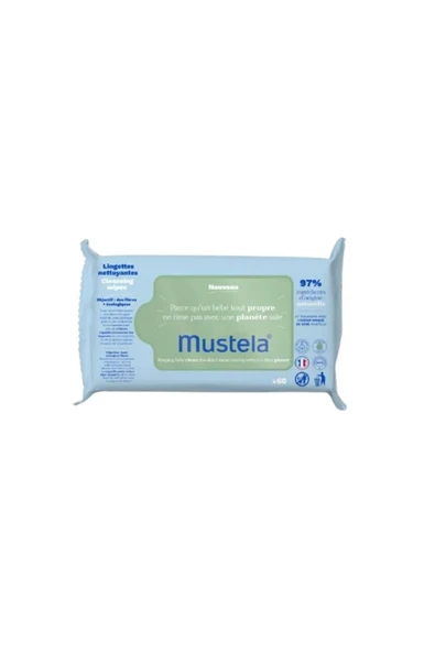 MUSTELA KOMPOST EDİLEBİLİR ISLAK MENDİL 60 YAPRAK