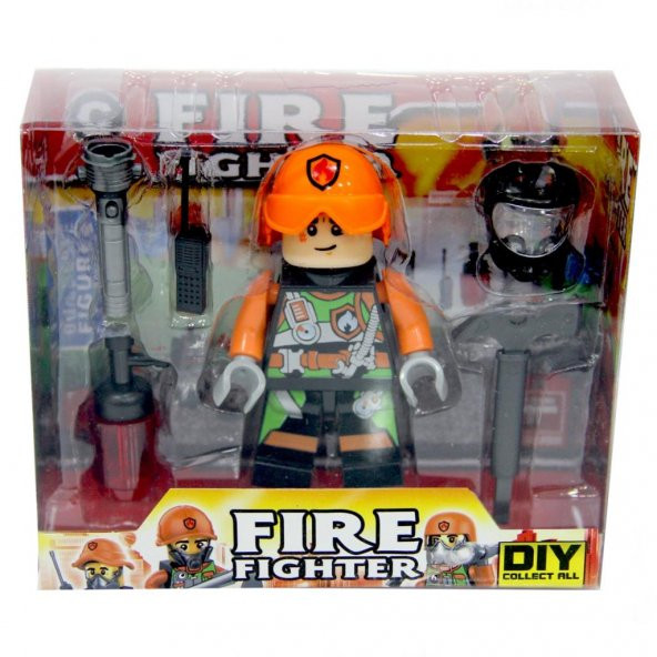 Aksesuarlı İtfaiye Figürü Lego Seti - 9
