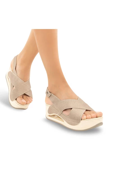 Muya Assos Anatomik Air Max Tabanlı Topuk Dikeni Kadın Sandalet - 10