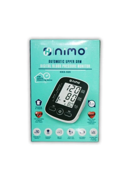NİMO HKD-520 DİJİTAL OTOMATİK KOLDAN ÖLÇER TANSİYON ALETİ