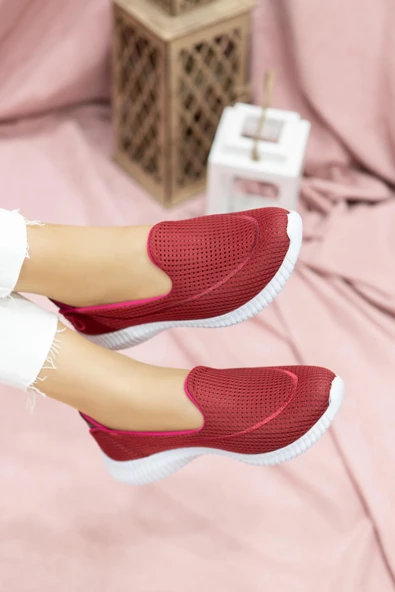 Çaçaroz Ayakkabı Rahat Hafif Büyük Numara Bayan Spor Yürüyüş Ayakkabısı - 7