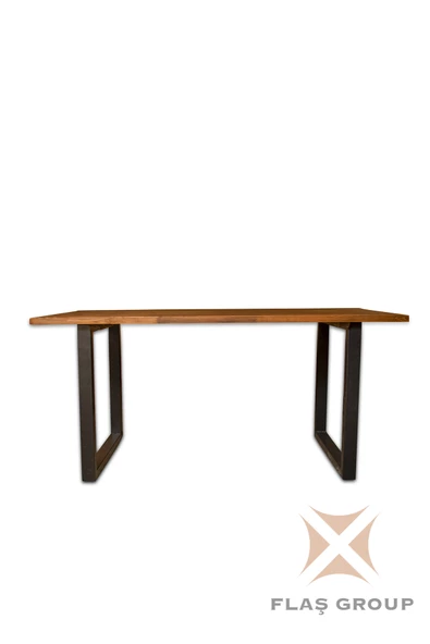 Yemek Masası Ahşap Yemek Masası Doğal Ahşap Mutfak Masası Misafir Yemek Masası - 3