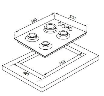 Luxell Lx-420f Doğalgazlı Set Üstü İnox Ocak - 2