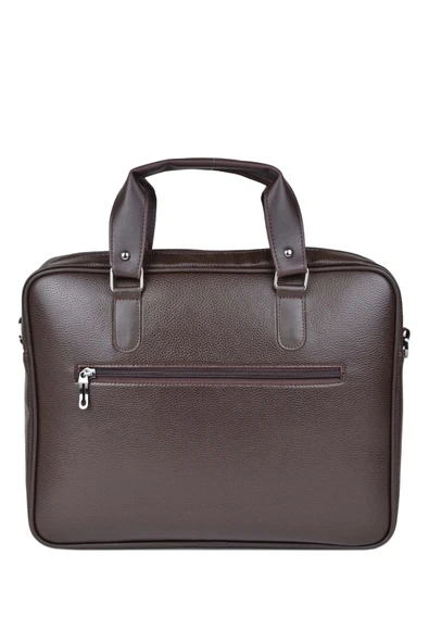 U.S. Polo Assn. Evrak Çantası Kahverengi - Resim 4