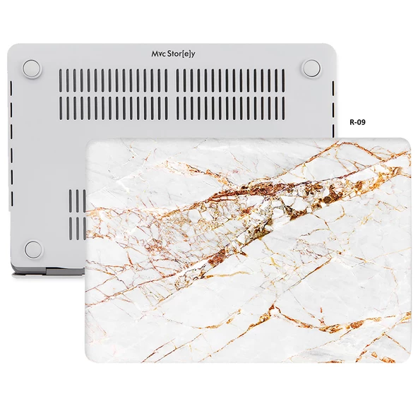 Macbook Pro Kılıf 13 inç Mermer10NL (Eski HDMI'lı Model 2012-2015) A1425 A1502 ile Uyumlu - 4