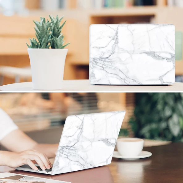Macbook Pro Kılıf 13 inç Mermer06NL (Eski HDMI'lı Model 2012-2015) A1425 A1502 ile Uyumlu - 7