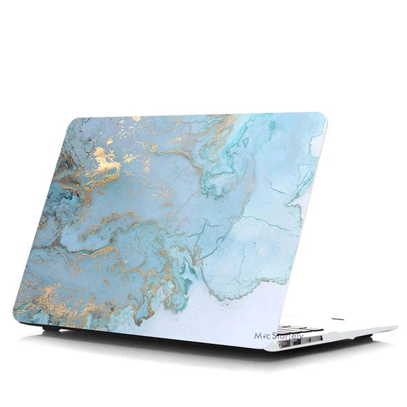 Macbook Pro Kılıf 13 inç Mermer06NL (Eski HDMI'lı Model 2012-2015) A1425 A1502 ile Uyumlu - 6