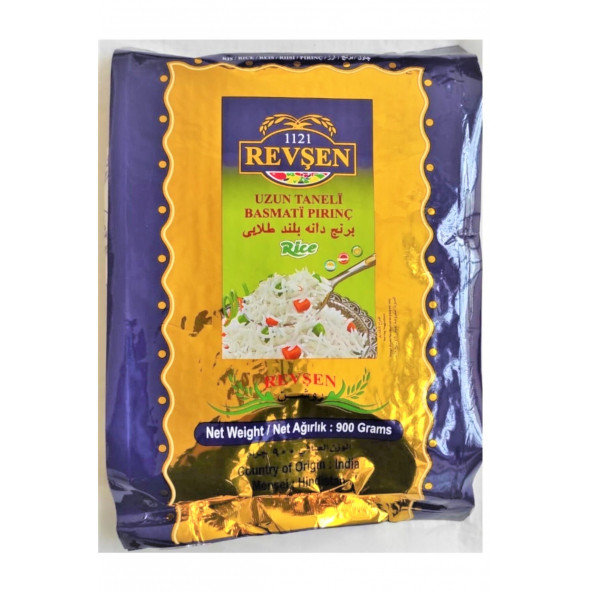 Revşen Uzun Taneli Basmati Prinç 3x900gr