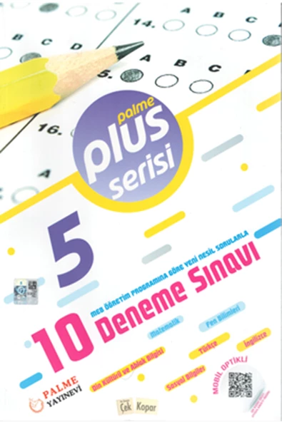 PALME 5.SINIF PLUS 10'LU DENEME SINAVI YENİ