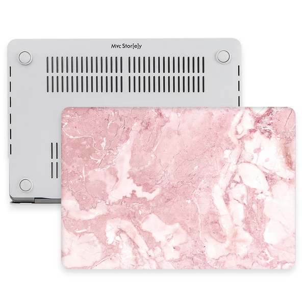 Macbook Pro Kılıf 13 inç Mermer08NL (Eski HDMI'lı Model 2012-2015) A1425 A1502 ile Uyumlu