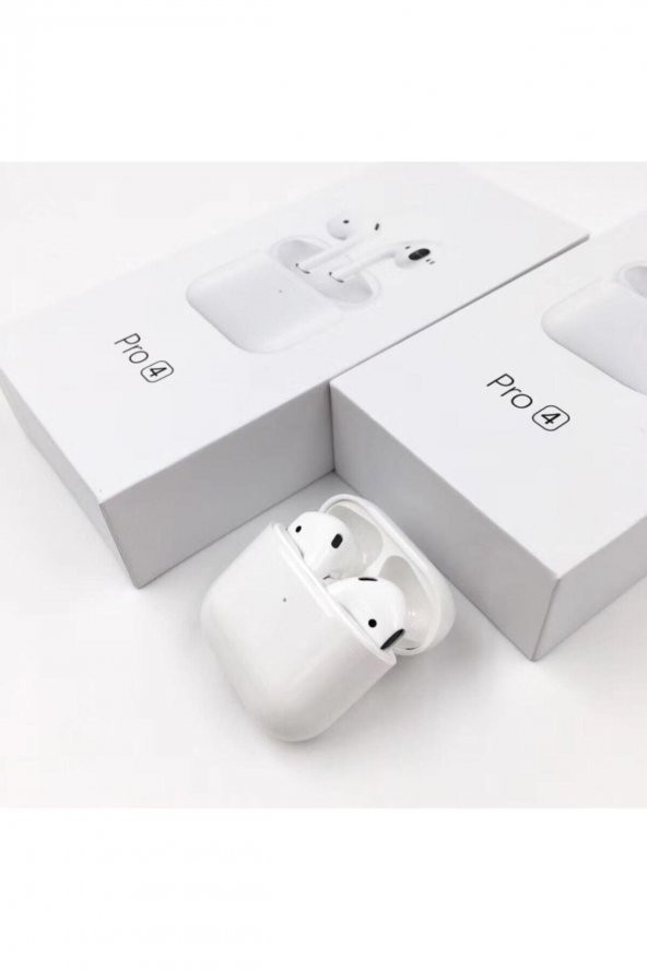 Airpods Pro 4 Bluetooth 5.1 Kulaklık Apple Iphone Android Uyumlu Bluetooth Kulaklık Pro-4 - 3