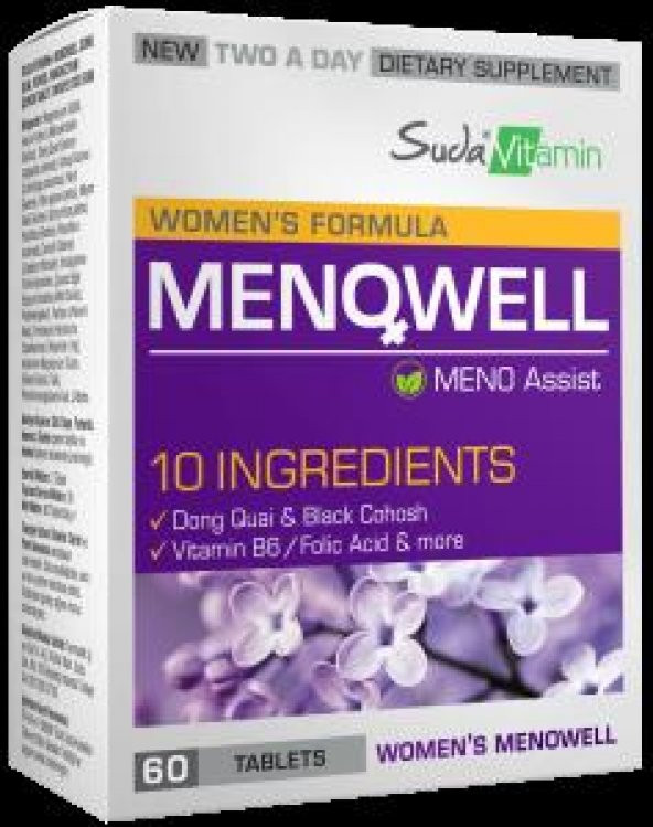 Suda Vitamin Menowell Womens Formula 60 Tablet 8681571352242