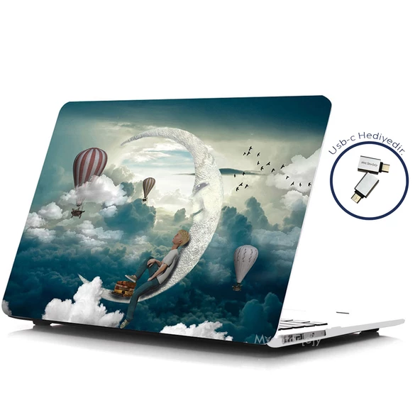 Macbook Pro Kılıf 15 inç Focus01NL (Touchbarlı 15" Pro) A1707 A1990 ile Uyumlu - 6
