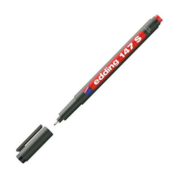 EDDING ASETAT KALEMI 03mm KIRMIZI 1 LI (147S)