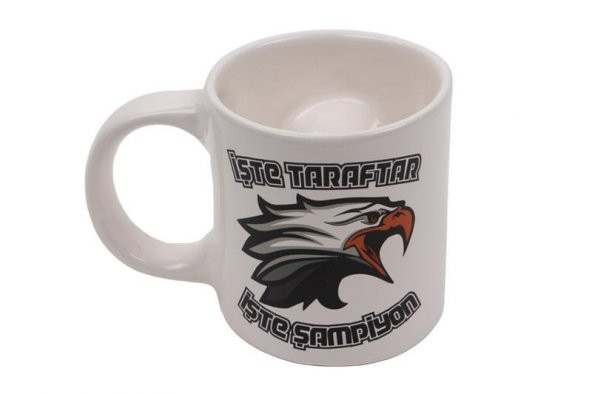 Stres Kupa Siyah Beyaz (3D) Bardak Hediyelik