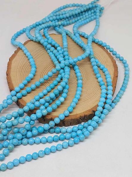 Turkuaz Taşı Dizi 6mm (54350) - Resim 2