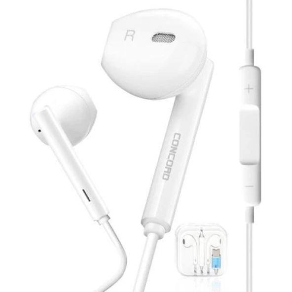 Concord C-919 Kablolu Mikrofonlu Lightning Bluetooth Kulaklık - 2