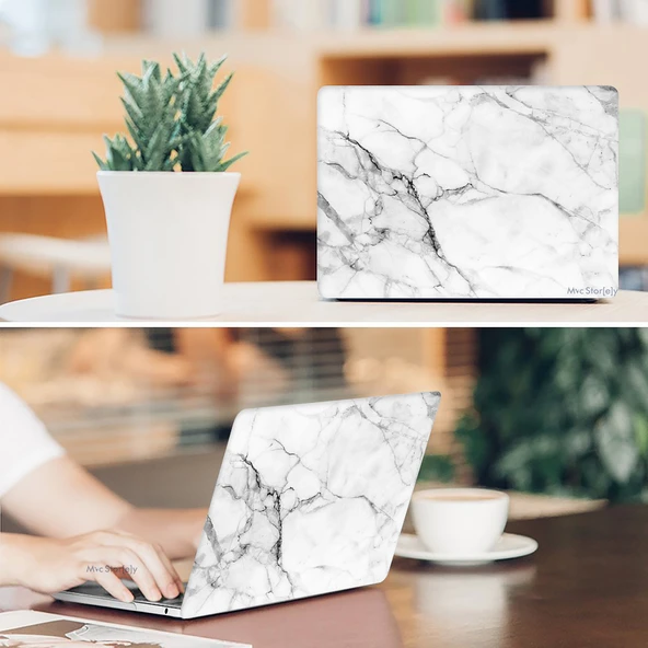 Macbook Pro Kılıf 15 inç Mermer11NL (Touchbarlı 15" Pro) A1707 A1990 ile Uyumlu - Resim 5