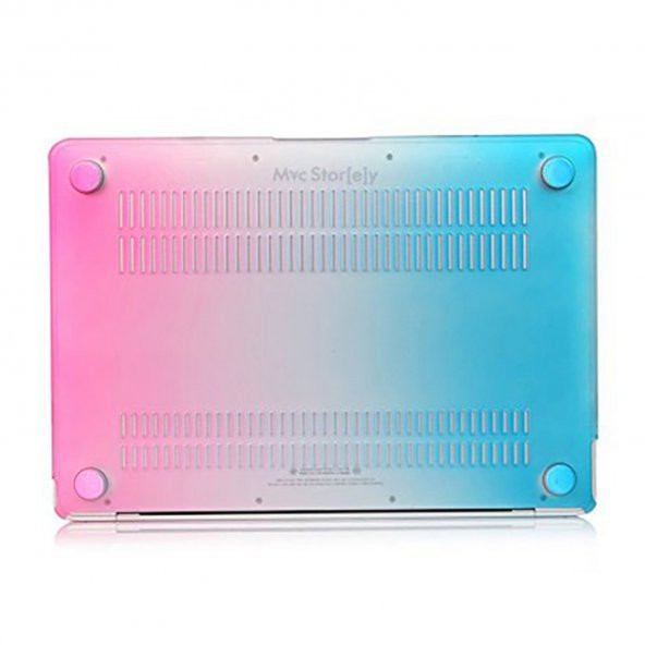 Mcstorey Yeni MacBook Pro A1707 A1990 Toucbarlı 15 inç Kılıf Kapak Koruyucu Hard ıncase  Rainbow - 11