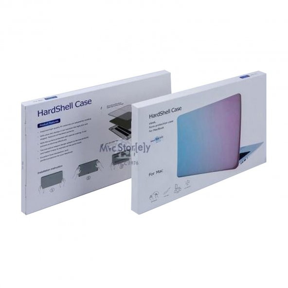 Mcstorey Yeni MacBook Pro A1707 A1990 Toucbarlı 15 inç Kılıf Kapak Koruyucu Hard ıncase  Rainbow - 12