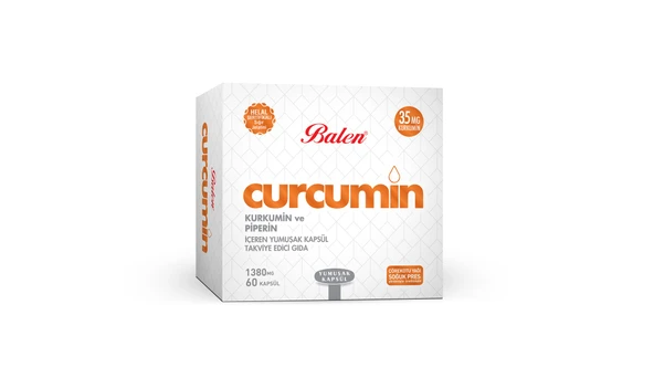 CURCUMİN KURKUMİN VE PİPERİN YUM.KAP. 1380 MG*60 ürün görseli 1