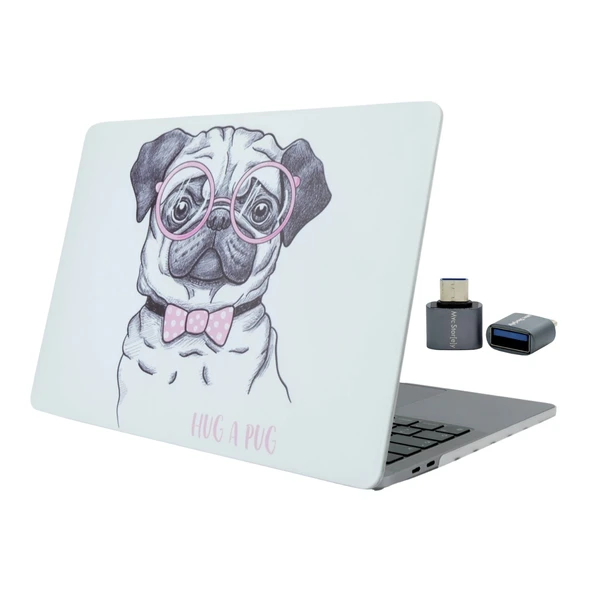 Macbook Pro Kılıf 15 inç Dog02NL (Touchbarlı 15" Pro) A1707 A1990 ile Uyumlu - Resim 2