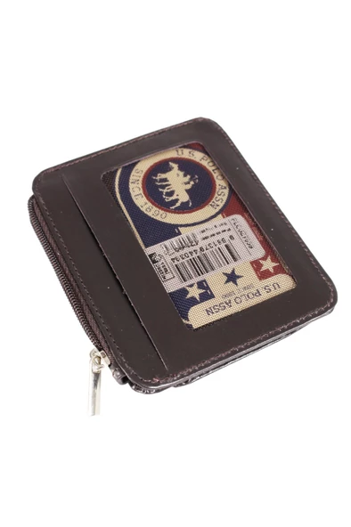 Plcuz 7659 U.S.Polo Assn.Hakiki Deri (düz)  Erkek Kartlık - 2