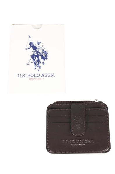 Plcuz 7659 U.S.Polo Assn.Hakiki Deri (düz)  Erkek Kartlık