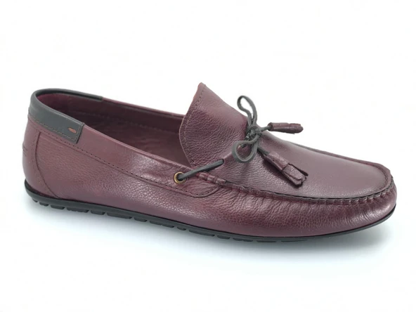 Aronay 084 %100 Hakiki Deri Püsküllü Erkek Loafer Babet - Resim 21
