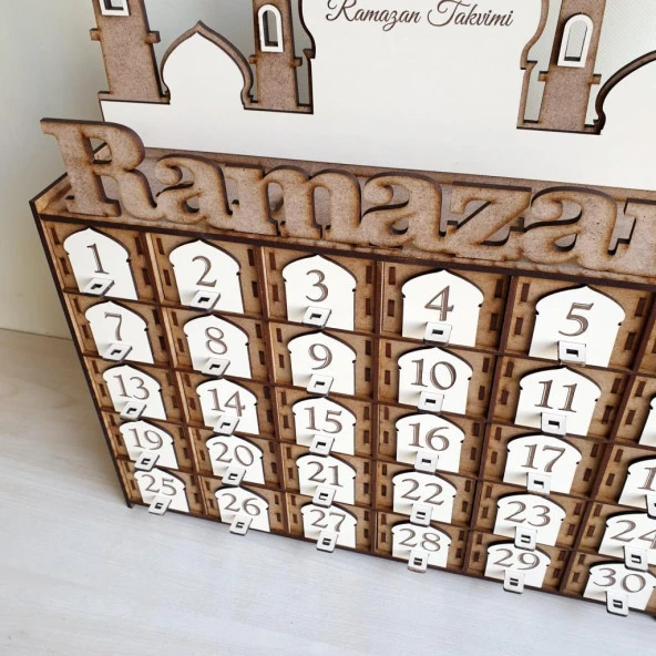 Prado Ahşap Ramazan Takvimi, Geri Sayım Takvimi - 7
