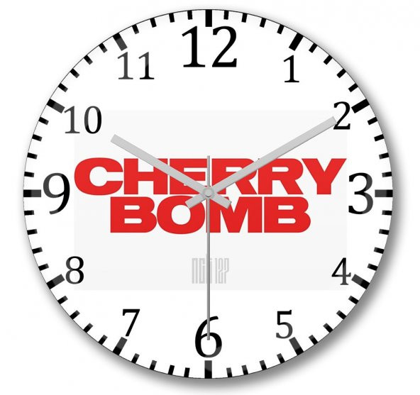 Nct 127 Cherry Bomb Duvar Saati Bombeli Gercek Cam - 1