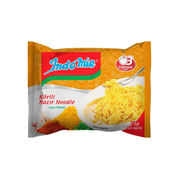 Indomie Noodle Köri 75 Gr x 12 Adet - Resim 3