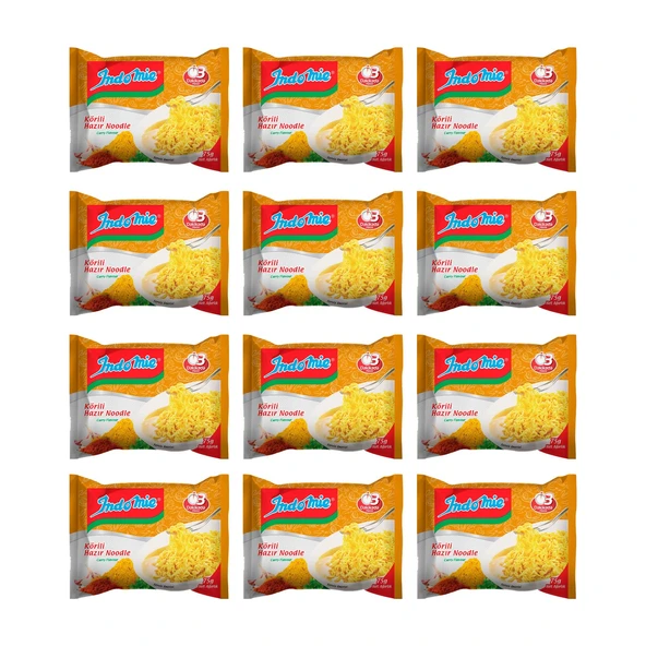 Indomie Noodle Köri 75 Gr x 12 Adet ürün görseli